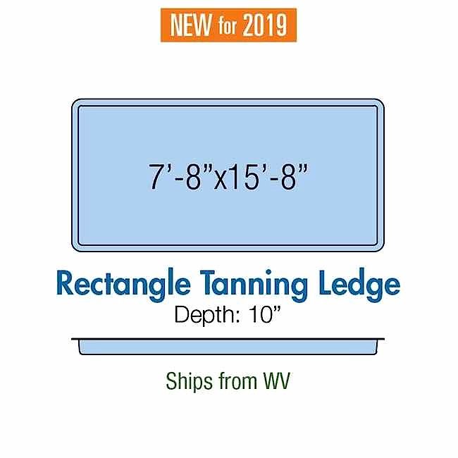 Rectangle Tanning Ledge