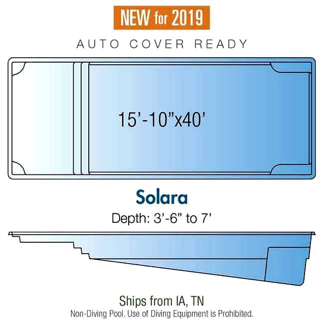 solara fiberglass pool