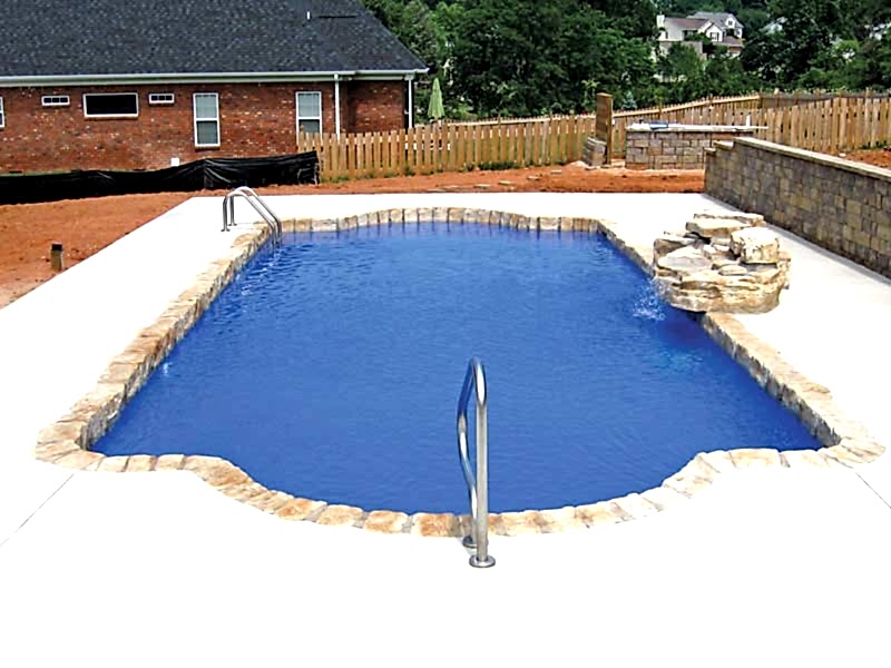 halo fiberglass pool