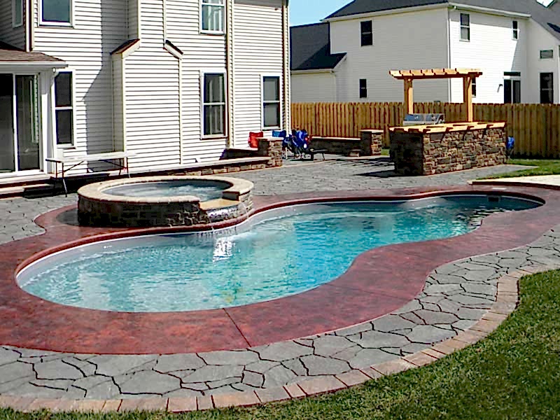 nebula fiberglass pool