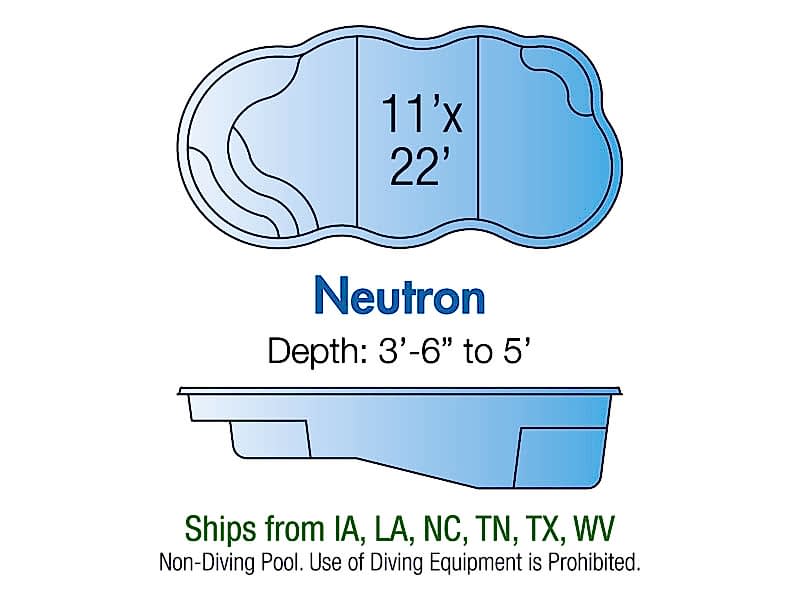 neutron fiberglass pool