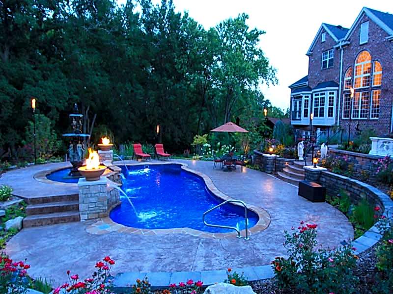 Synergy fiberglass pool