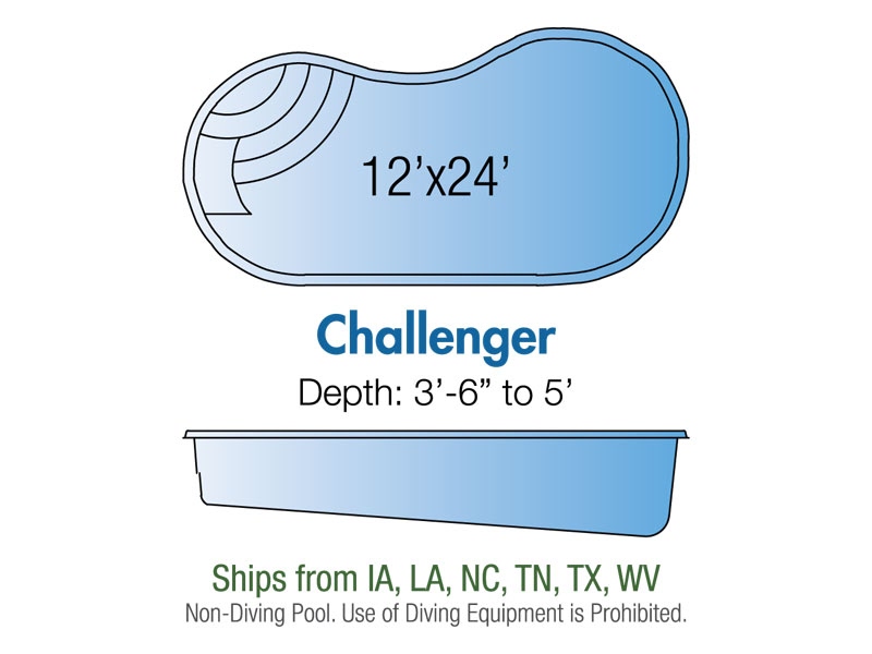 challenger fiberglass pool