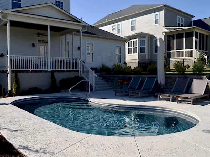 columbia fiberglass pool