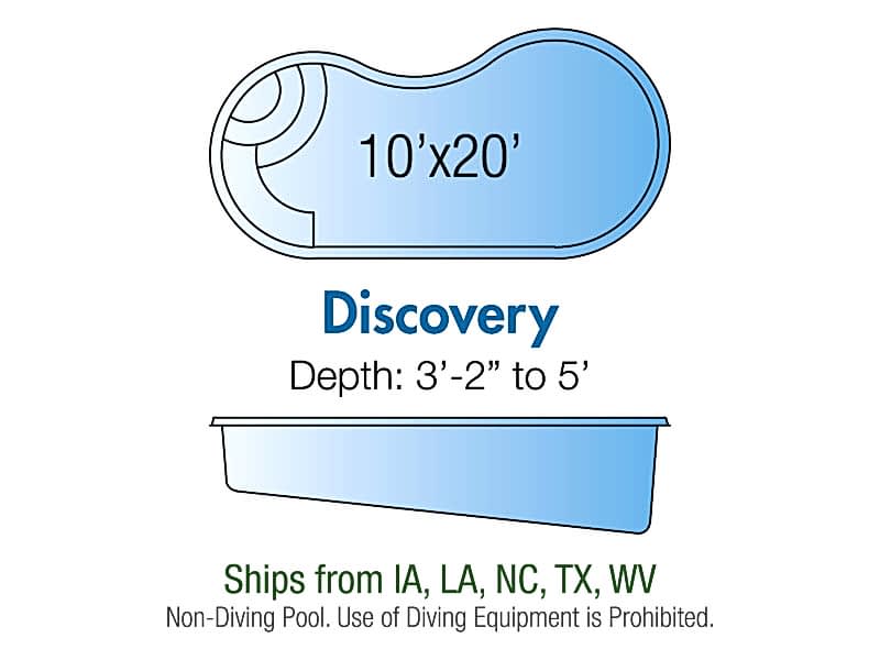 discovery fiberglass pool