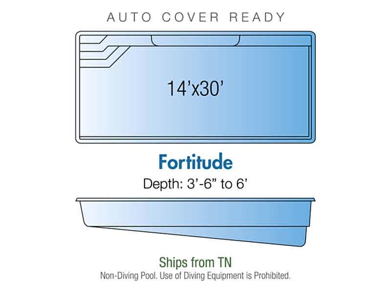 fortitude fiberglass pool