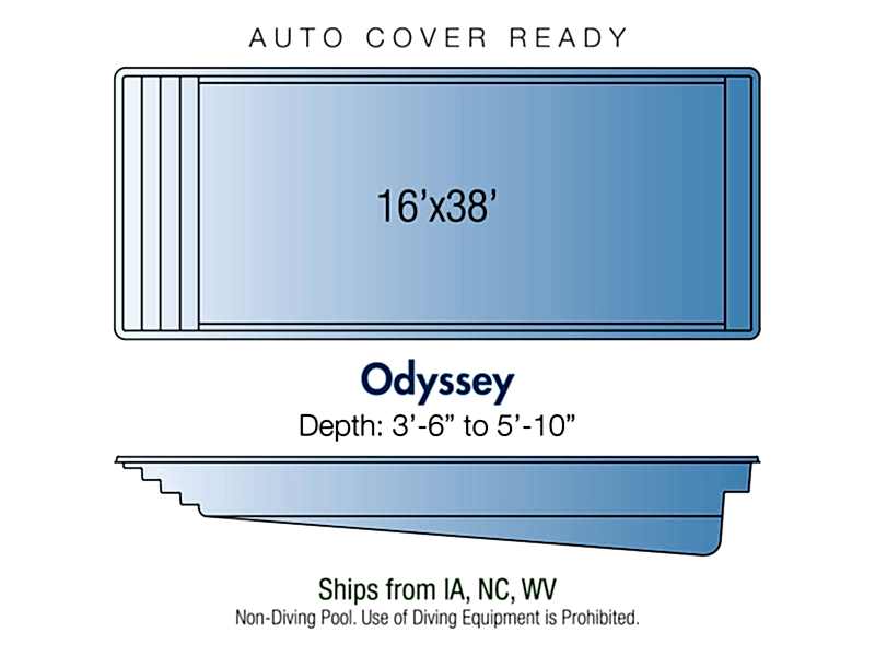 odyssey fiberglass pool