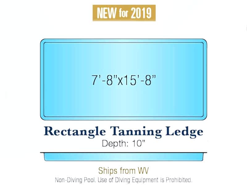 Rectangle Tanning Ledge